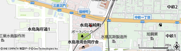 岡山県倉敷市水島福崎町周辺の地図