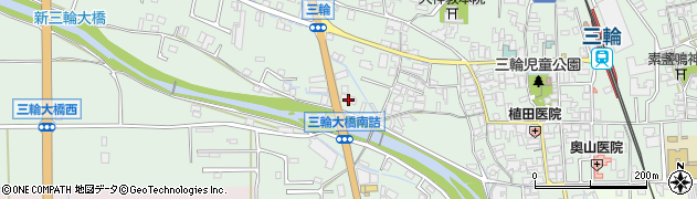 奈良県桜井市三輪961周辺の地図