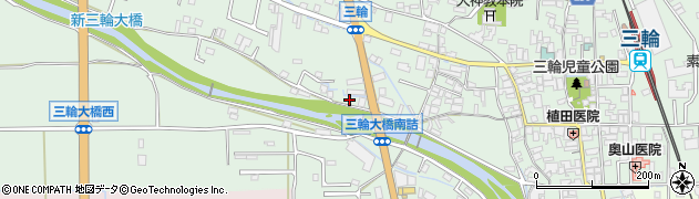 奈良県桜井市三輪959-4周辺の地図