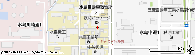 親和パッケージ株式会社　倉敷工場周辺の地図