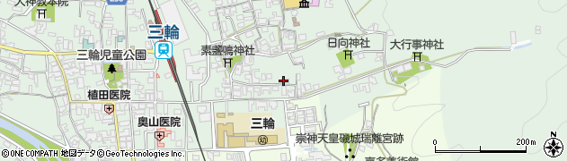 奈良県桜井市三輪280周辺の地図