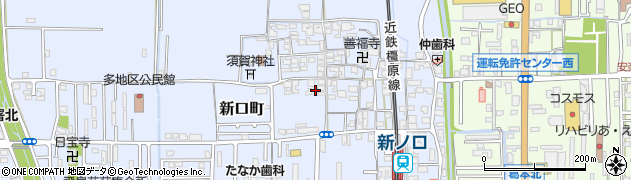 奈良県橿原市新口町486周辺の地図