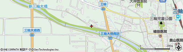 奈良県桜井市三輪998周辺の地図