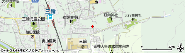 奈良県桜井市三輪274周辺の地図