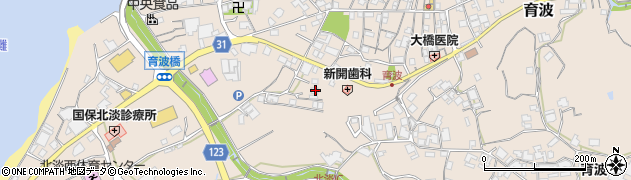 兵庫県淡路市育波288周辺の地図