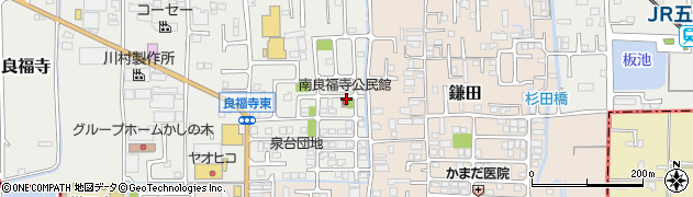 香芝泉台(南良福寺)C公園周辺の地図
