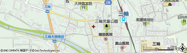 奈良県桜井市三輪552周辺の地図