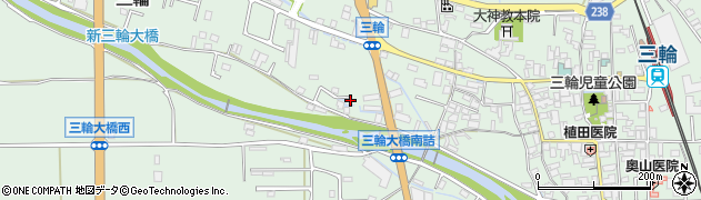 奈良県桜井市三輪993周辺の地図