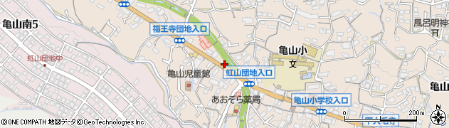 広島県広島市安佐北区亀山周辺の地図