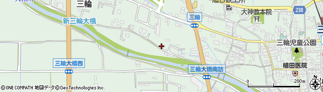 奈良県桜井市三輪1002周辺の地図