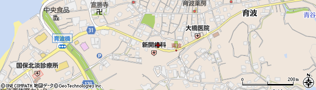 兵庫県淡路市育波211周辺の地図