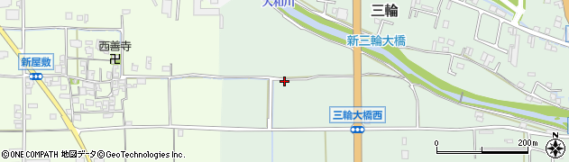 奈良県桜井市三輪807-1周辺の地図
