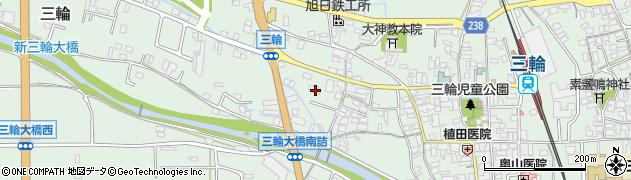 奈良県桜井市三輪626周辺の地図