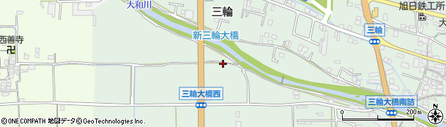 奈良県桜井市三輪848周辺の地図