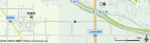奈良県桜井市三輪868周辺の地図