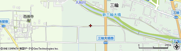 奈良県桜井市三輪862周辺の地図