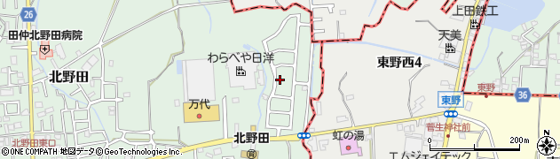 北野田シロネ公園周辺の地図