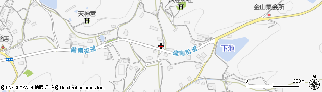 岡山県笠岡市今立周辺の地図