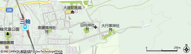 奈良県桜井市三輪140周辺の地図