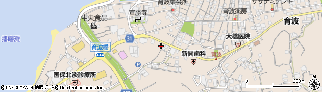 兵庫県淡路市育波355周辺の地図
