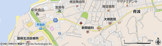 兵庫県淡路市育波296周辺の地図