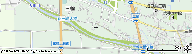 奈良県桜井市三輪1031-1周辺の地図