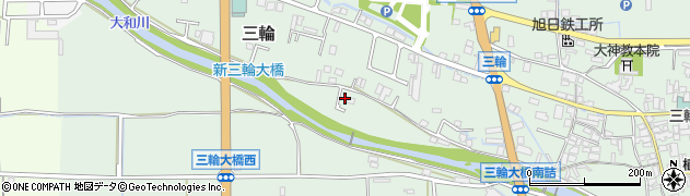 奈良県桜井市三輪1031周辺の地図