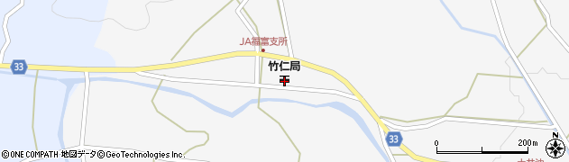 竹仁郵便局 ＡＴＭ周辺の地図