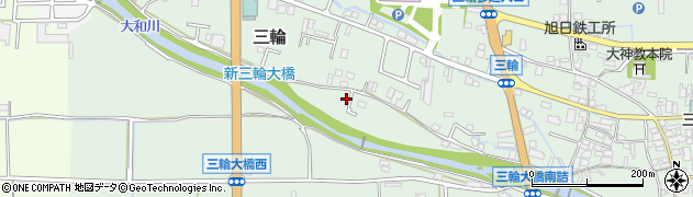 奈良県桜井市三輪1030周辺の地図