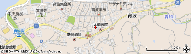 兵庫県淡路市育波136周辺の地図