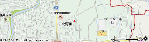 北野田つばき公園周辺の地図