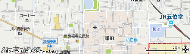 奈良県香芝市鎌田503周辺の地図