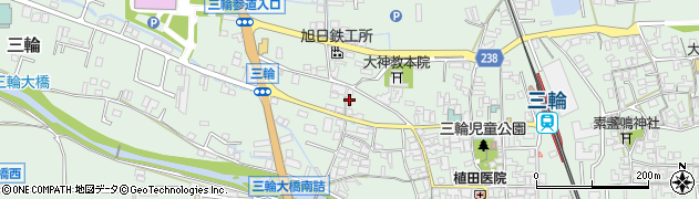 アトム　桜井宮本店周辺の地図