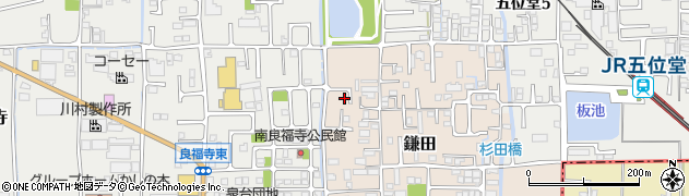 奈良県香芝市鎌田504-12周辺の地図