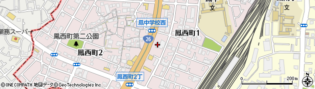 セブンイレブン堺鳳西町１丁店周辺の地図