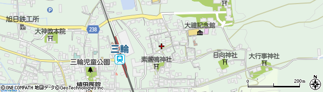 奈良県桜井市三輪365周辺の地図