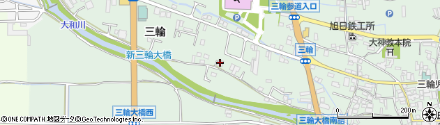 奈良県桜井市三輪1006周辺の地図