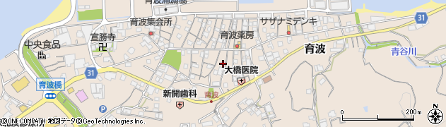 兵庫県淡路市育波154周辺の地図