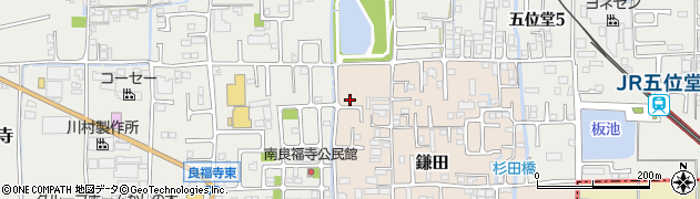 奈良県香芝市鎌田504-7周辺の地図