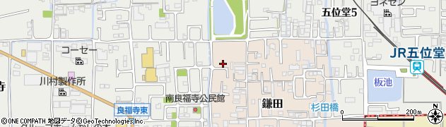 奈良県香芝市鎌田504-8周辺の地図