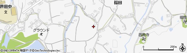 広島県福山市芦田町福田1192周辺の地図