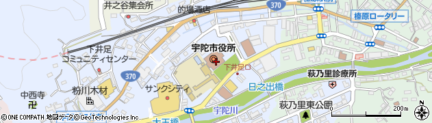 奈良県宇陀市周辺の地図