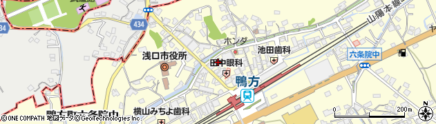 笠岡信用組合鴨方支店周辺の地図