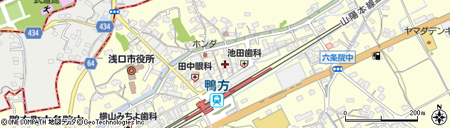 岡山県浅口市鴨方町六条院中3215周辺の地図