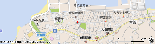 兵庫県淡路市育波307周辺の地図