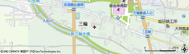 奈良県桜井市三輪1107-5周辺の地図