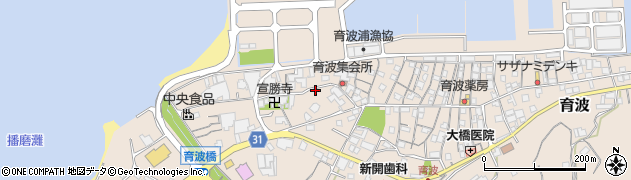 兵庫県淡路市育波306周辺の地図