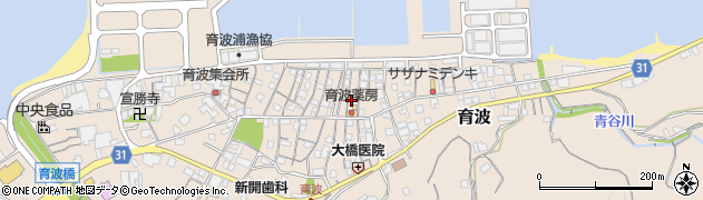 兵庫県淡路市育波110周辺の地図