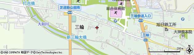 奈良県桜井市三輪1119-10周辺の地図