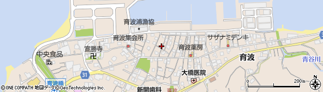 兵庫県淡路市育波256周辺の地図